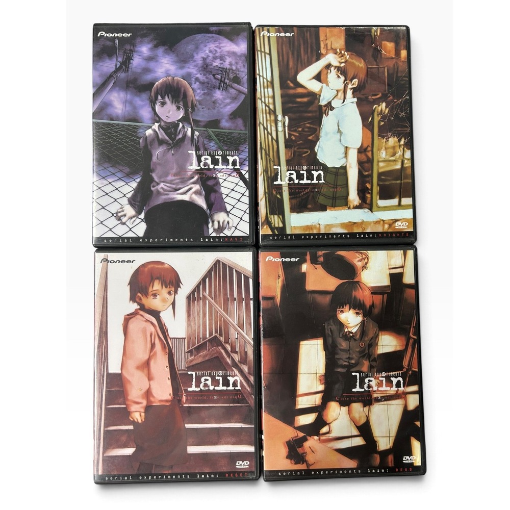 Serial Experiments Lain DVD Set Pioneer Navi Knights Reset Deus Complete Series